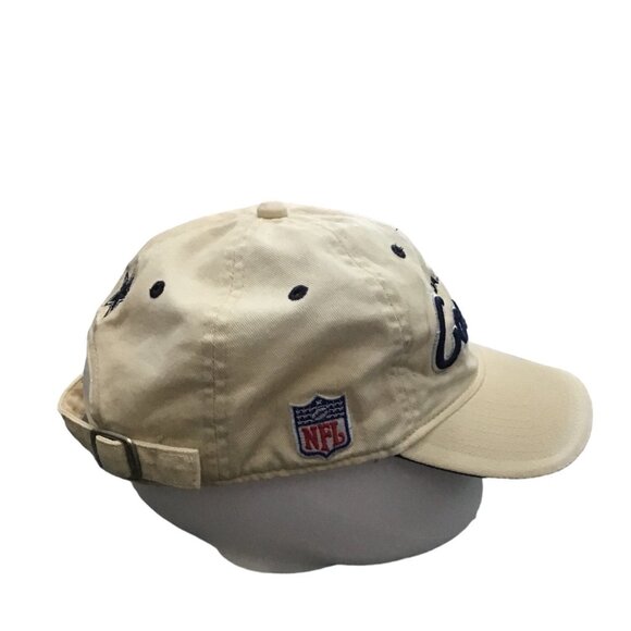 DALLAS COWBOYS MENS OFF WHITE BUCKLE ADJUSTMENTMENT BACK HAT - Picture 4 of 6